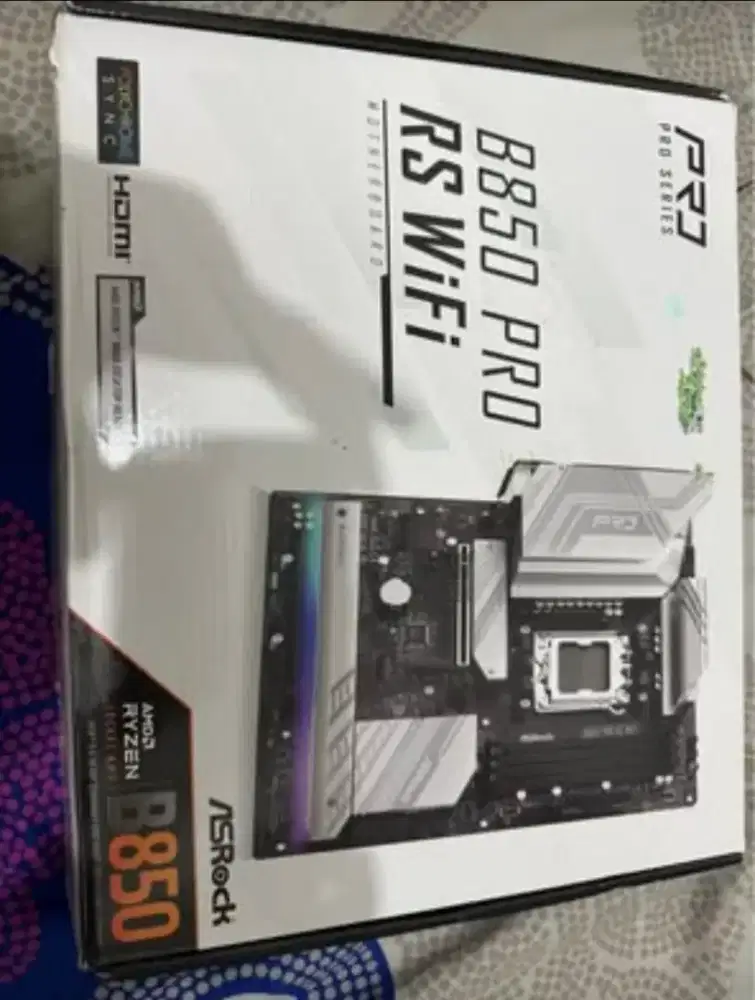 Motherboard ASRock B 850 Pro RS wifi + Prosessor AMD RYZEN 7 8700F