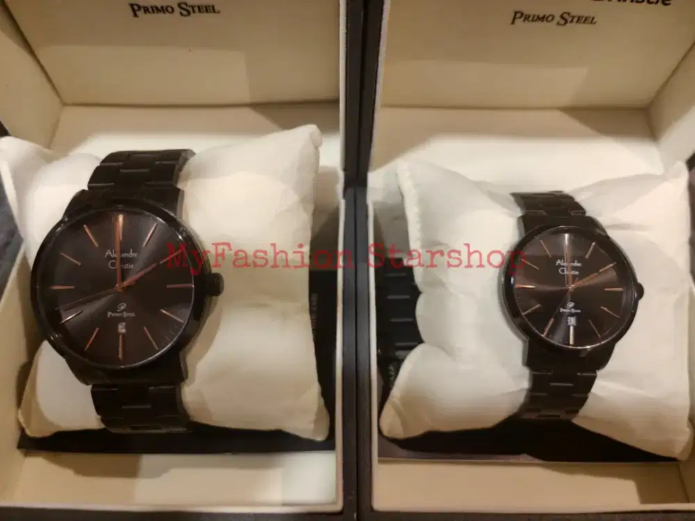 Preloved Jam Alexandre Christie Couple Black