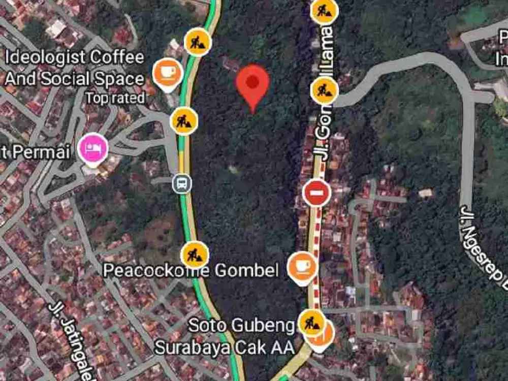 DIJUAL TANAH 11 HA GOMBEL LAMA, BANYUMANIK SEMARANG, SEBERANG PAKUWON MALL & DEKAT UNDIP TEMBALANG
