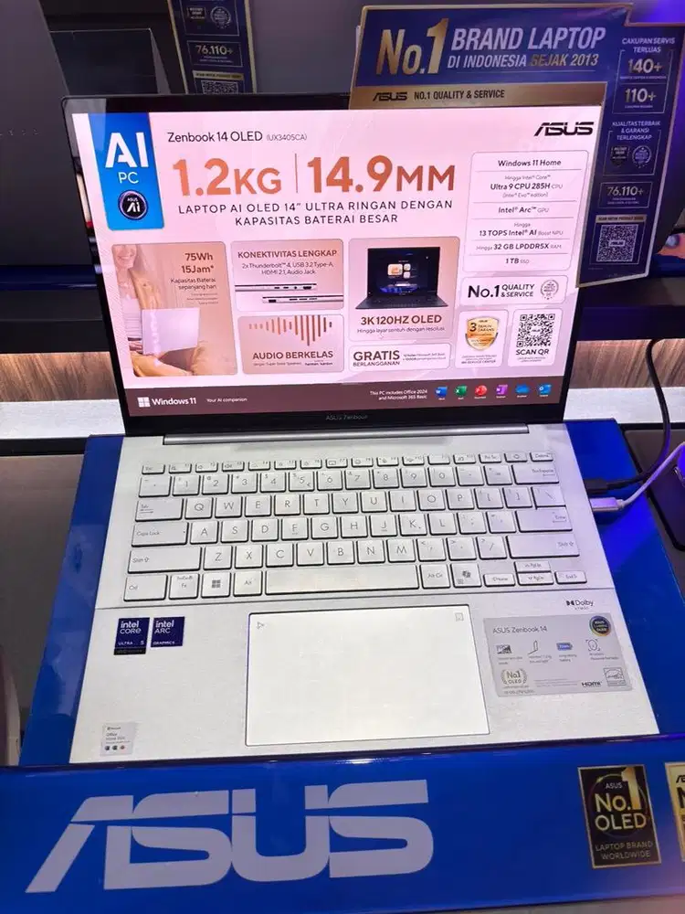 Laptop Asus ux3405CA -OLED5111T Cicilan Murah Dp Mulai 0 Proses Cepat