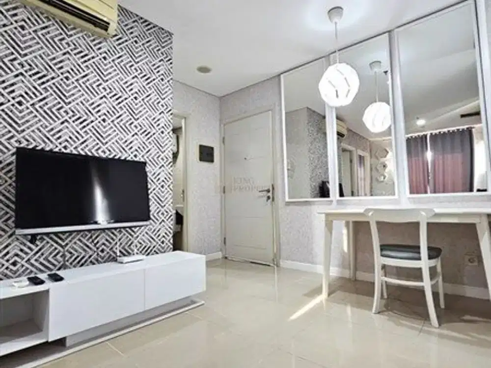 Lokasi strategis! Selangkah ke Central park Mall Disewakan 2br siap Huni Apartemen Madison park fasilitas lengkap swimming pool gym sky garden dll