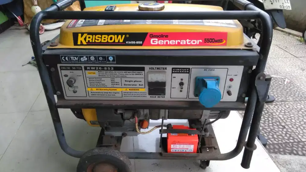 Genset Krisbow 5500 Watt Normal Bisa COD