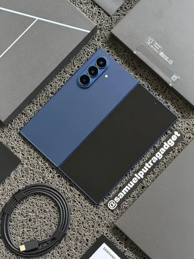 Samsung Galaxy Z Fold 7 Blue 512gb Fullset Garansi ind