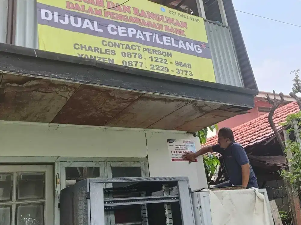 DIJUAL CEPAT/LELANG RUMAH BENDUNGAN HILIR JAKARTA