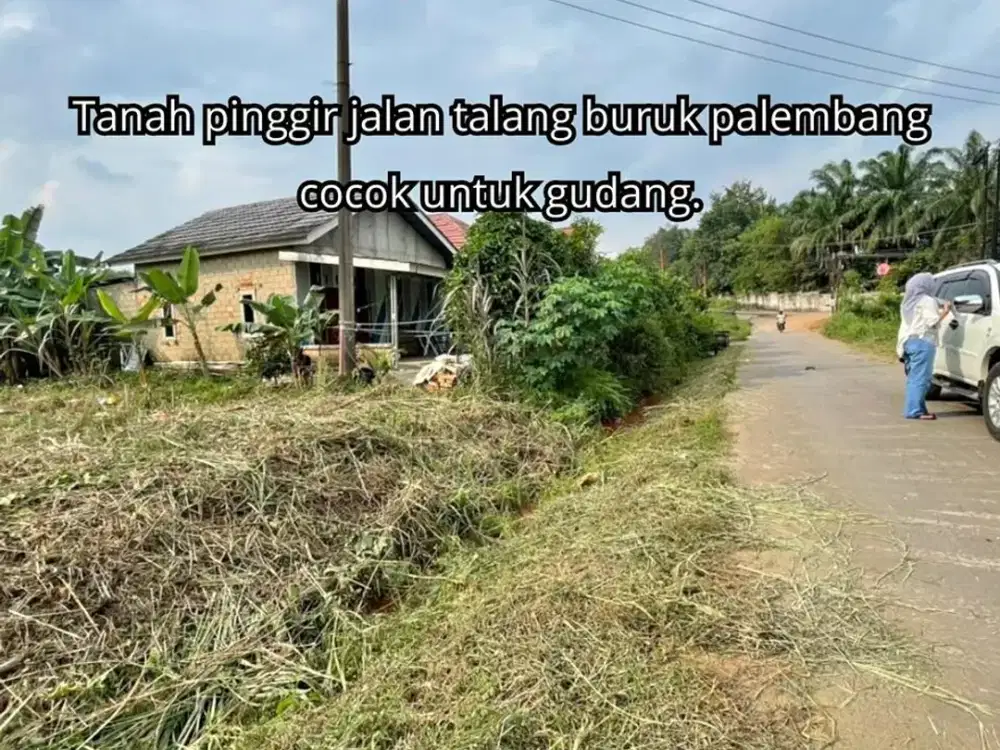 dijual tanah area km7 dekat gramedia palembang