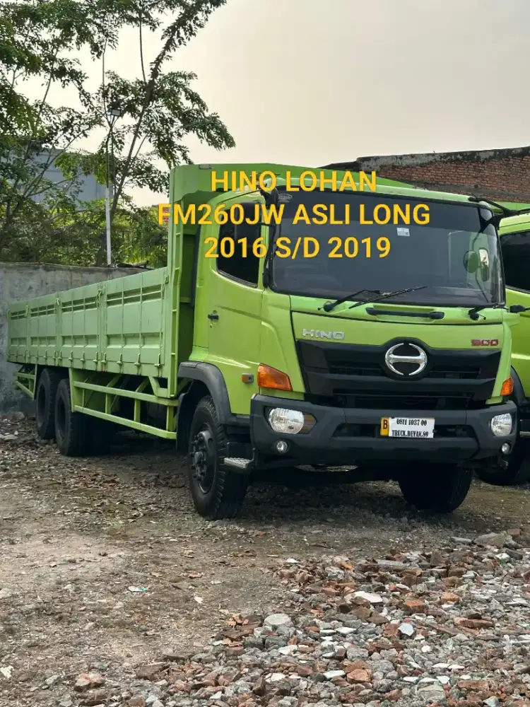HINO LOHAN FM260JW ASLI LONG 6X4 BAK TRIWAY TRONTON ISTIMEWA SEKALI