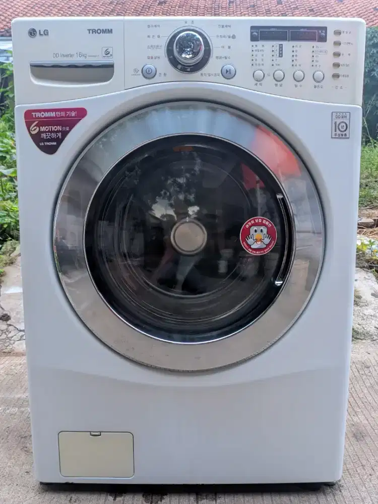 MESIN CUCI LG TROMM 16KG MULUS/ORI