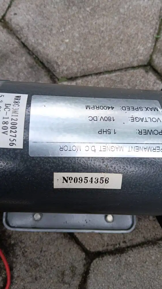 Dynamo treadmill elektrik DC 180v, 4400RPM