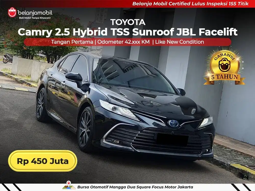 [ LOW KM ] Toyota Camry 2.5 Hybrid TSS Sunroof JBL Facelift 2022 2023