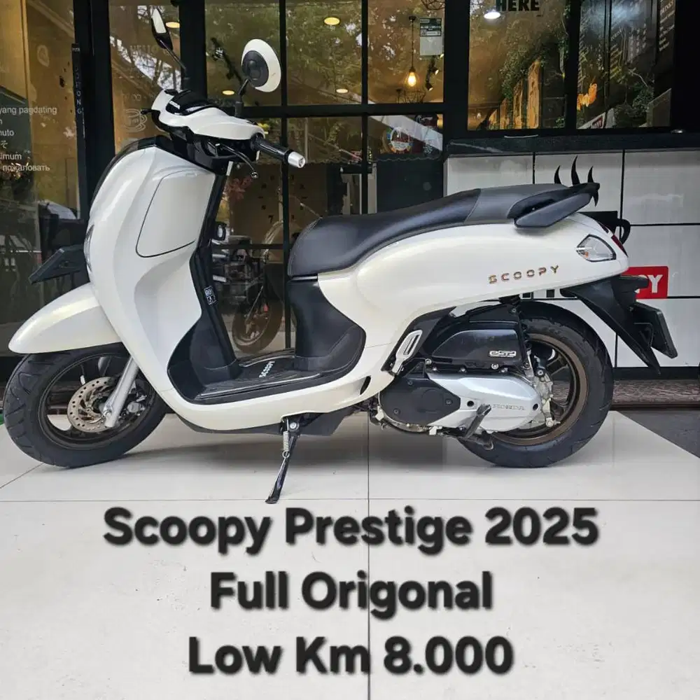 JUAL SCOOPY PRESTIGE KM 8.305 TAHUN 2025
