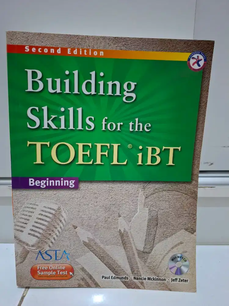 Buku TOEFL iBT Building Skills Second Edition - Baru + CD MP3 Complete