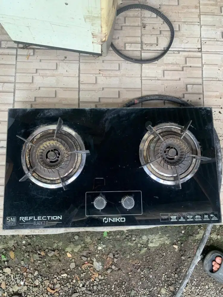 kompor tanam 2 tungku