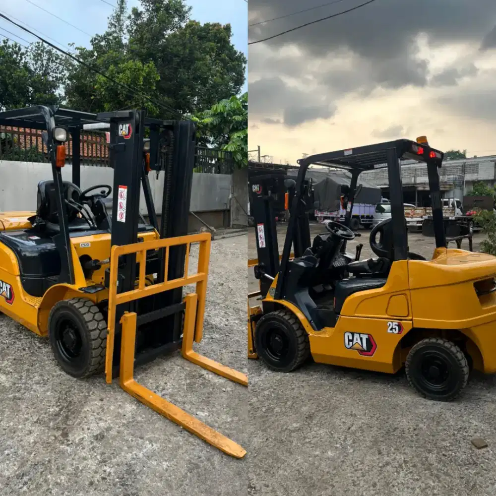 Forklift 2,5  Ton Caterpillar 2021 siap kerja