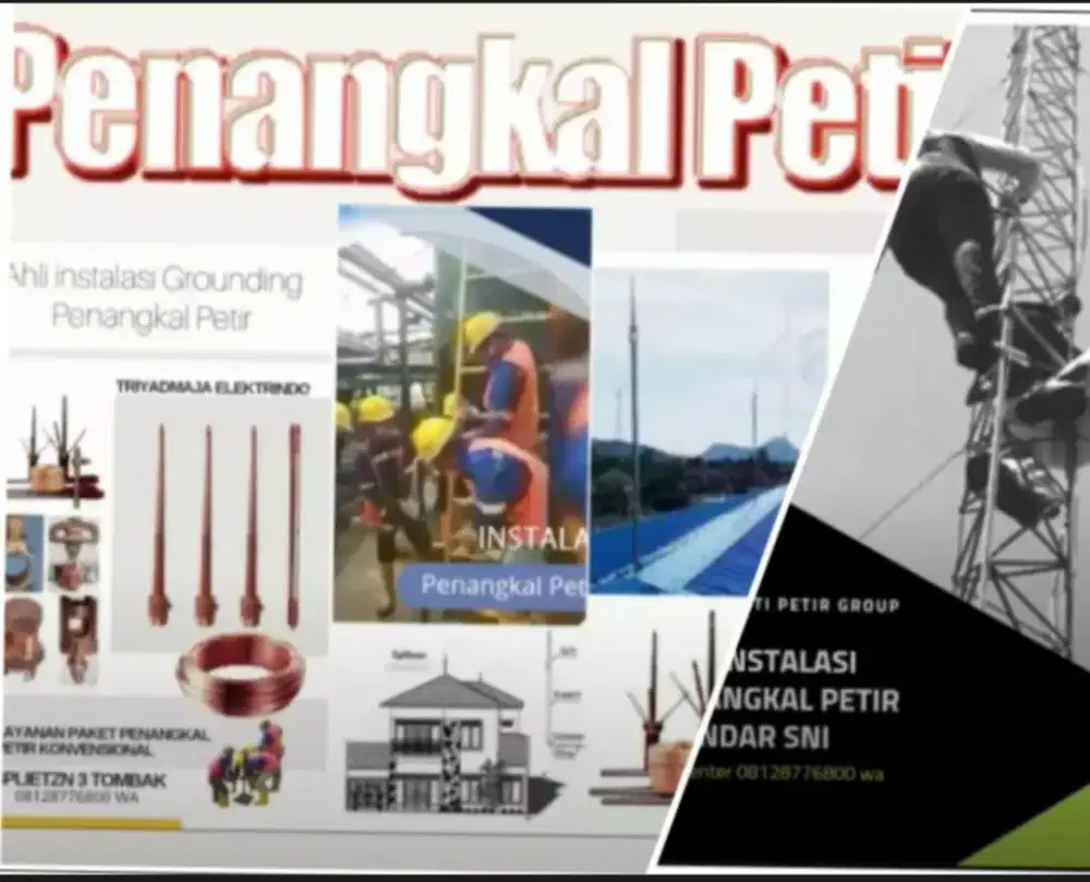 Agen ahli jasa pasang anti penangkal petir dan grounding mesin