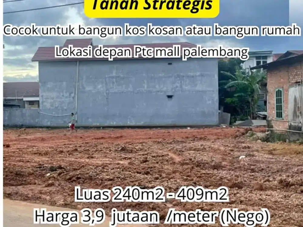 Tanah Palembang, area seberang PTC mall palembang