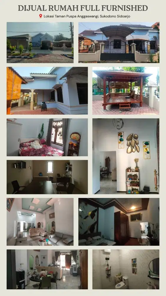 Di jual rumah full furnished