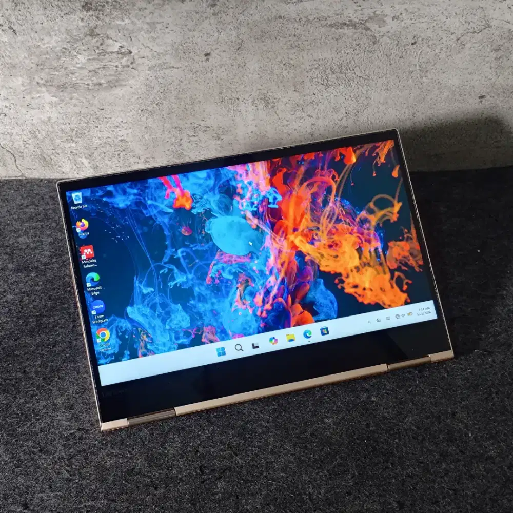 Lenovo yoga i7 ram 16gb touchscreen laptop normal siap pakai