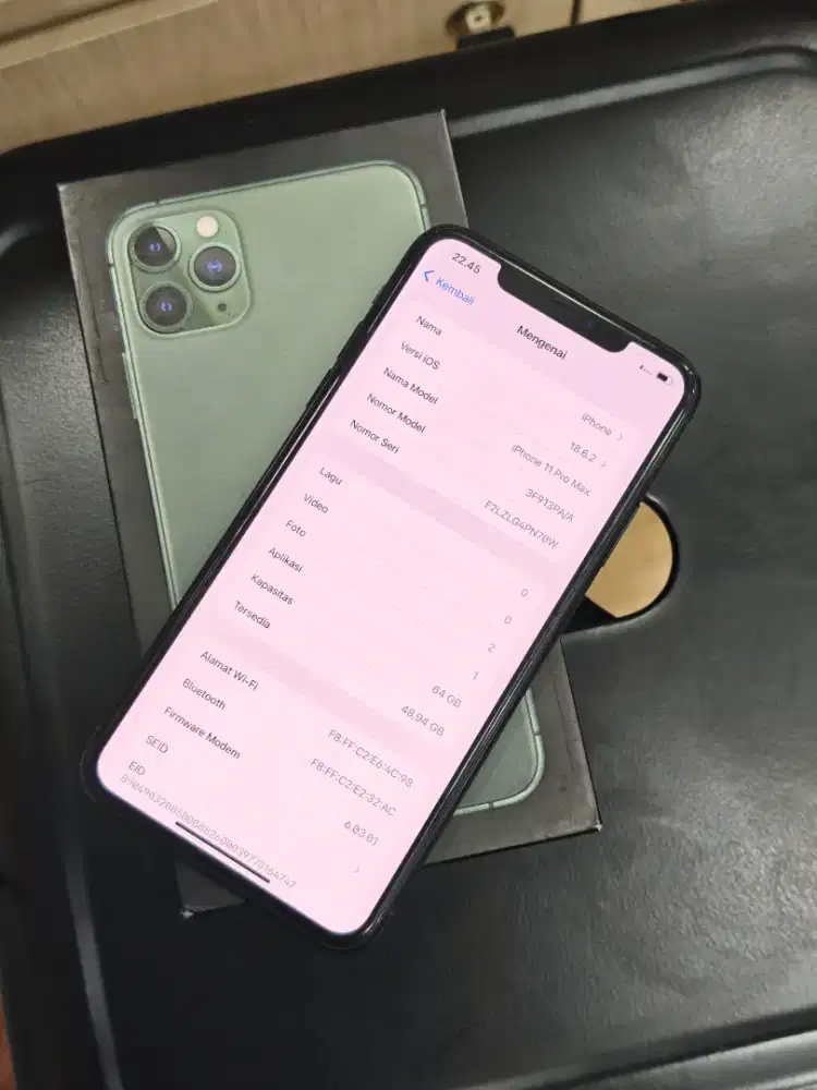 iPhone 11 promax 64 GB IBOX bh 86% ori