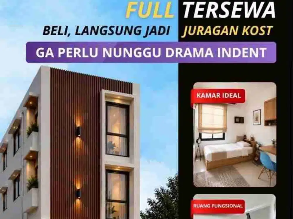 jual kosan dekat UI depok