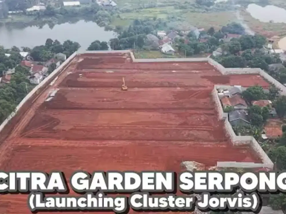 New Cluster Jorvis Citra Garden Serpong Promo Diskon PPN 11% Dekat Stasiun KRL Akses Tol