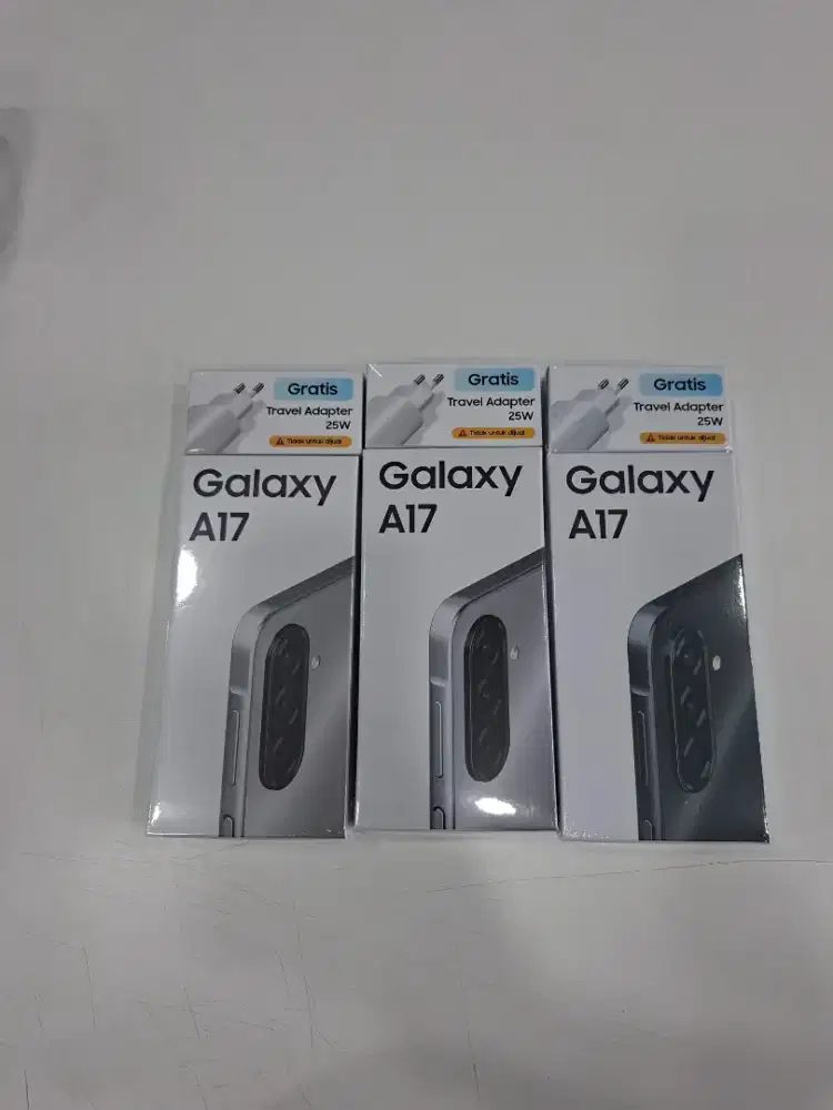 SAMSUNG A17 8/256GB GARANSI RESMI FREE ADAPTOR 25W