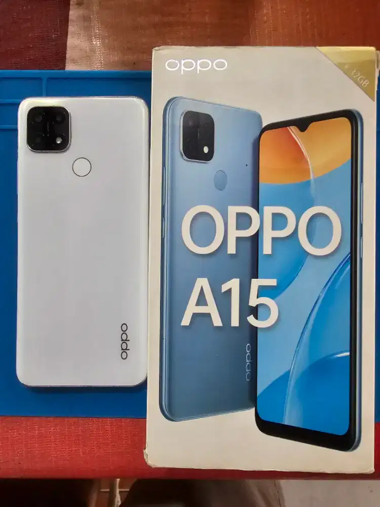 Hp Oppo A 15 lengkap