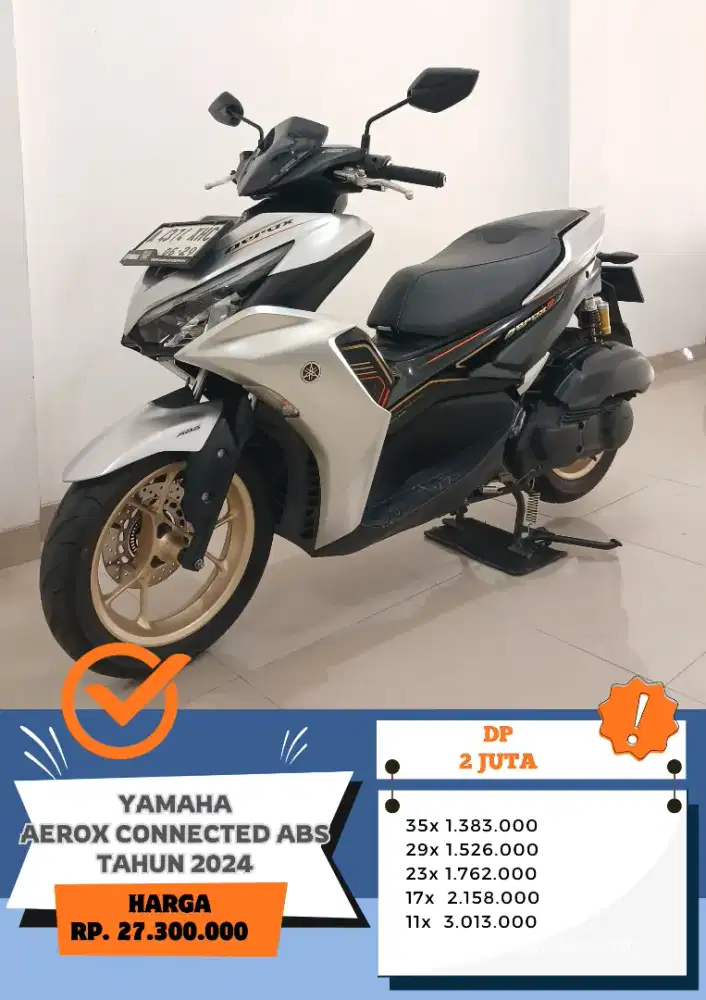 YAMAHA AEROX 155 CONNECTED ABS TAHUN 2024