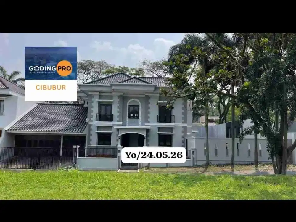 Rumah dengan halaman besar di citra gran cibubur siap huni
