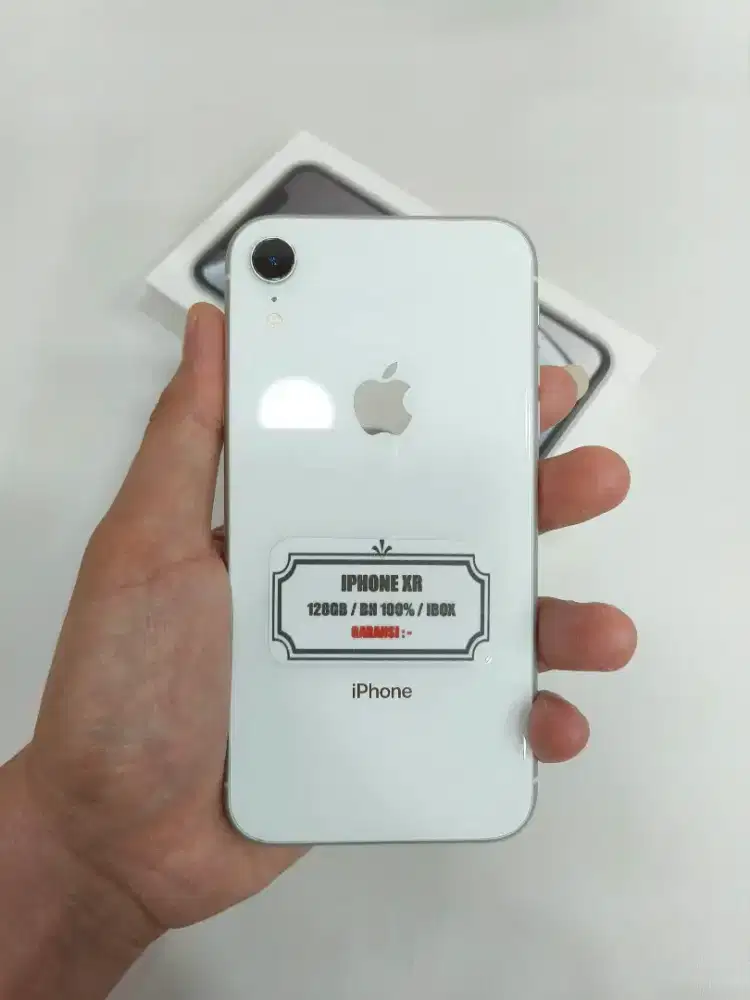 ( Second ) IPhone XR 128GB White | Ex IBOX | Fullset