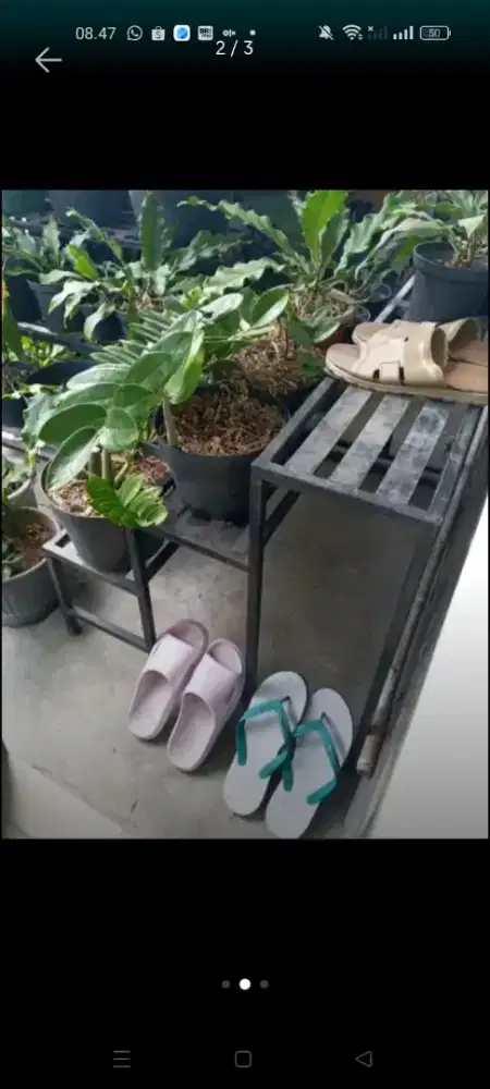 RAK KEMBANG 3 SUSUN (KOKOH DAN KUAT)