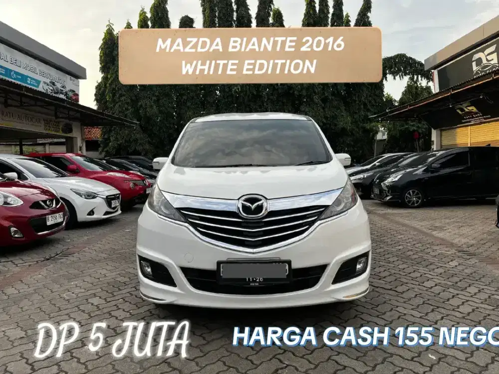 DP 5JT MAZDA BIANTE 2016 WHITE EDITION  !!