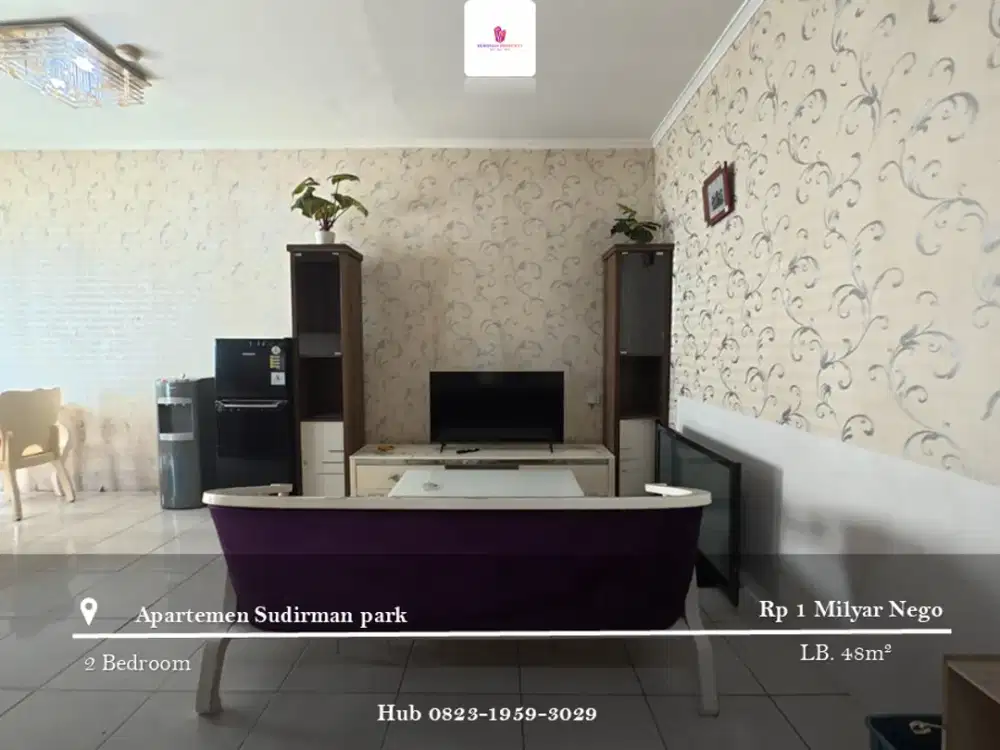 Dijual Apartement Sudirman Park 2BR Full Furnished Tower A