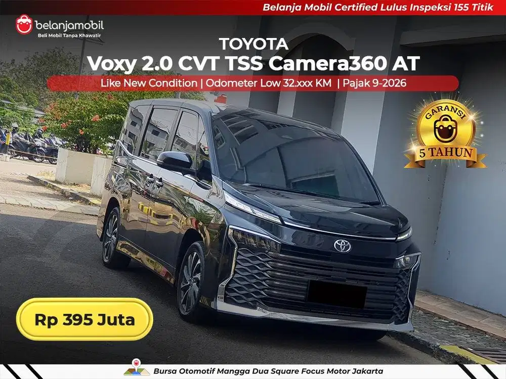 [ LOW KM ] Toyota Voxy 2.0 CVT TSS Camera360 AT 2022/2023