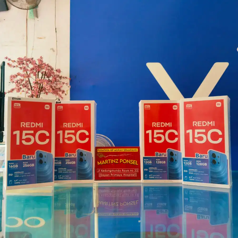 Redmi 15c 6/128 new termurah