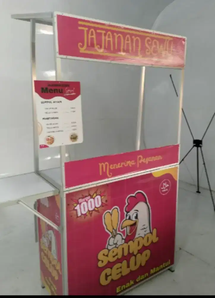Booth Portable Estetik siap pakai
