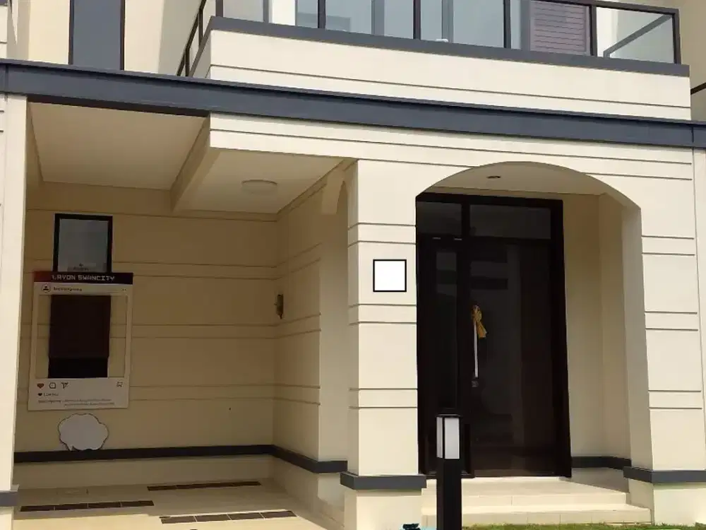 Rumah 2 Lantai Cluster Allura Hadap Utara 3 KT Siap Huni