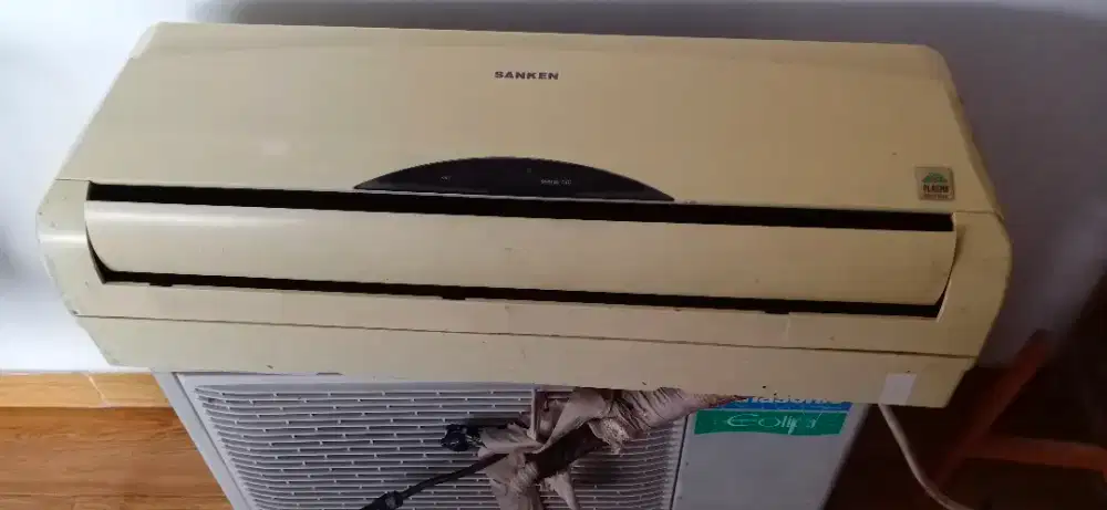 Di Jual AC bekas 3/4 pk, outdoor AC merk panasonic indoor AC sanken