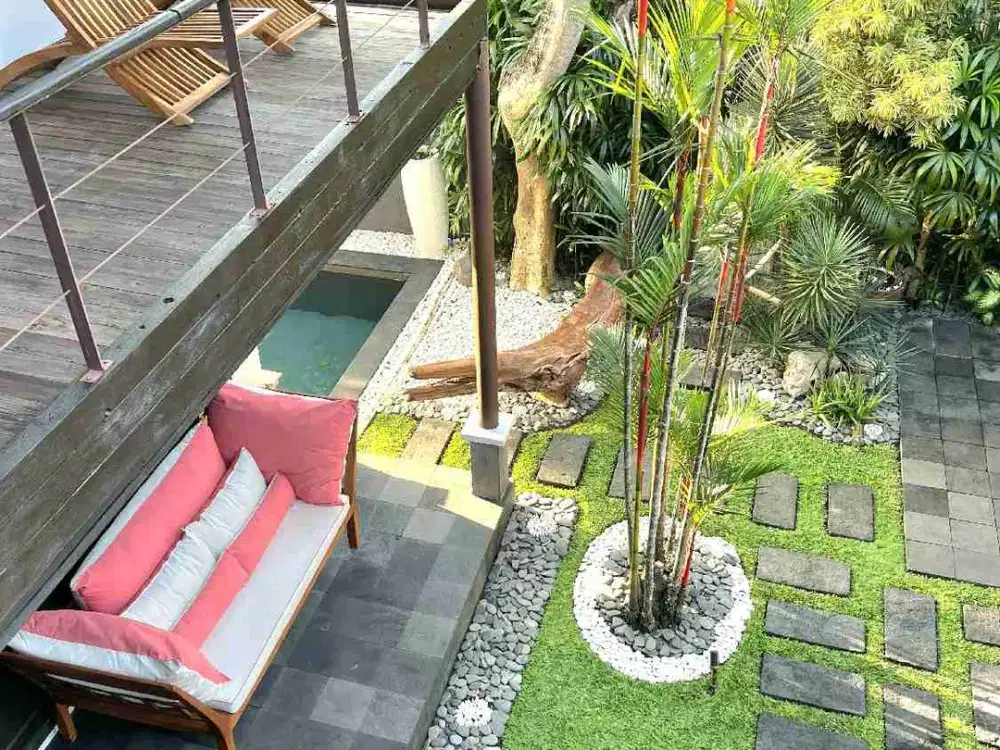 Villa Mewah 2 Lantai Puri Gading Jimbaran Gaya Tropis Full Furnish