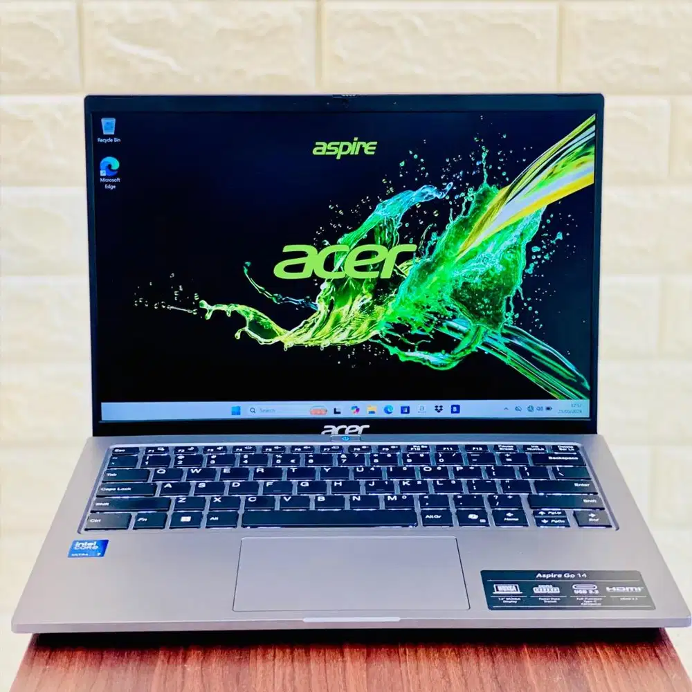 LAPTOP ACER TERBARU INTEL CORE ULTRA 7 4.8 GHZ ASPIRE GO 14 GARANSI