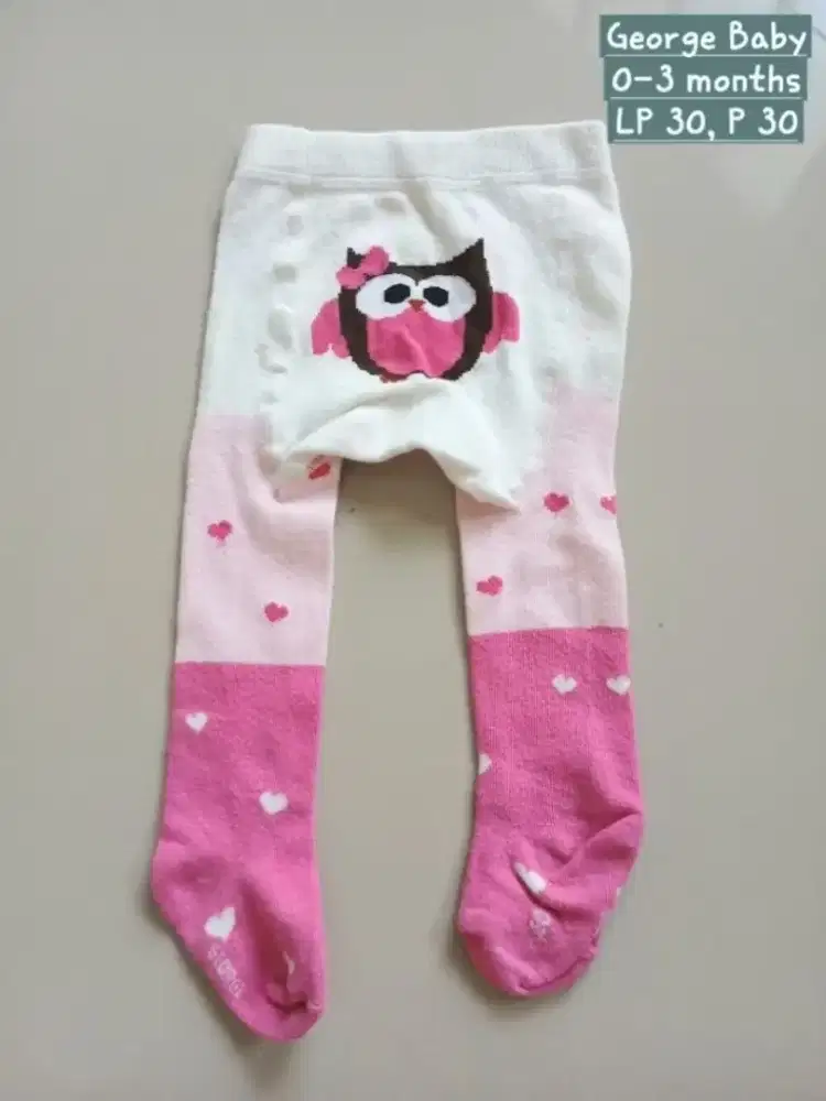 Celana panjang legging bayi George Baby 0-3 months, preloved