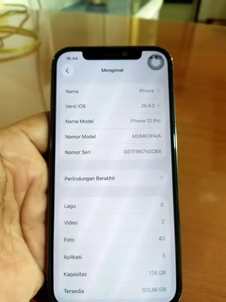 Jual IP 12 Pro warna silver