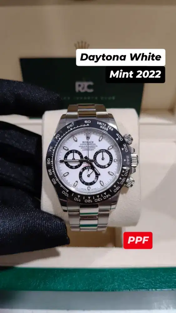 jam tangan Rolex Daytona 116500LN White 'Panda'