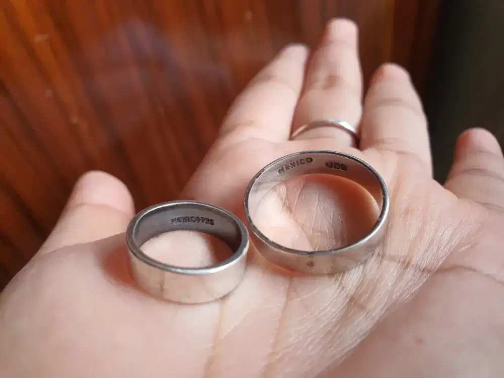Cincin Couple bahan Perak