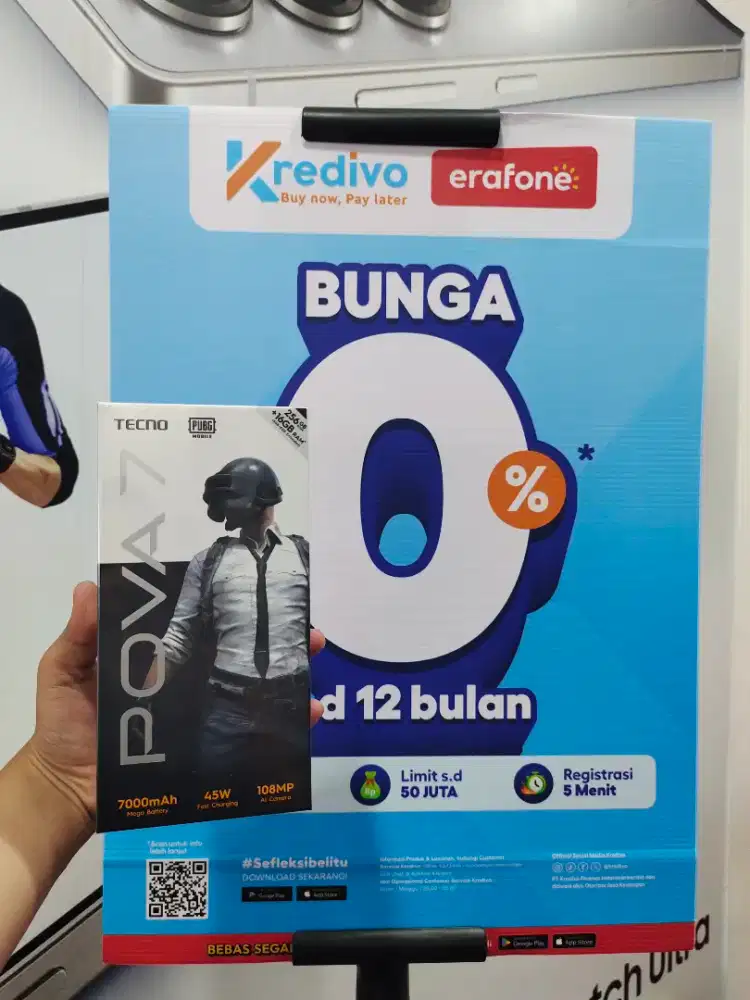 TECNO POVA 7 5G, CICILAN TANPA KARTU KREDIT