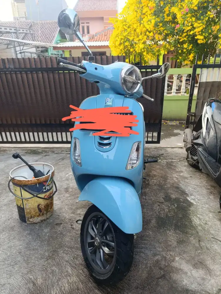 Vespa LX 2021 Original semua, kilometer 9ribu, jarang d pakai