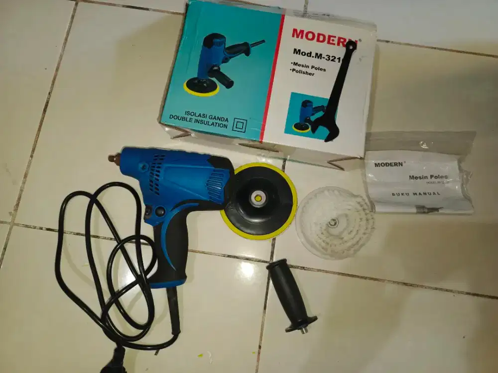 Mesin Poles MODERN M-321 Lengkap Dus
