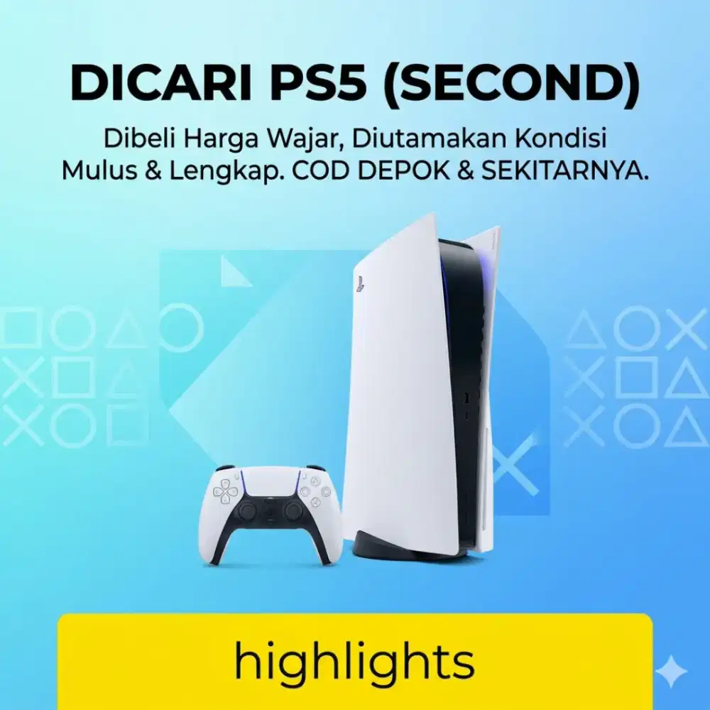 DICARI PS5 FAT/SLIM 2ND Mulus (DISC AND DIGITAL  EDITION) - COD