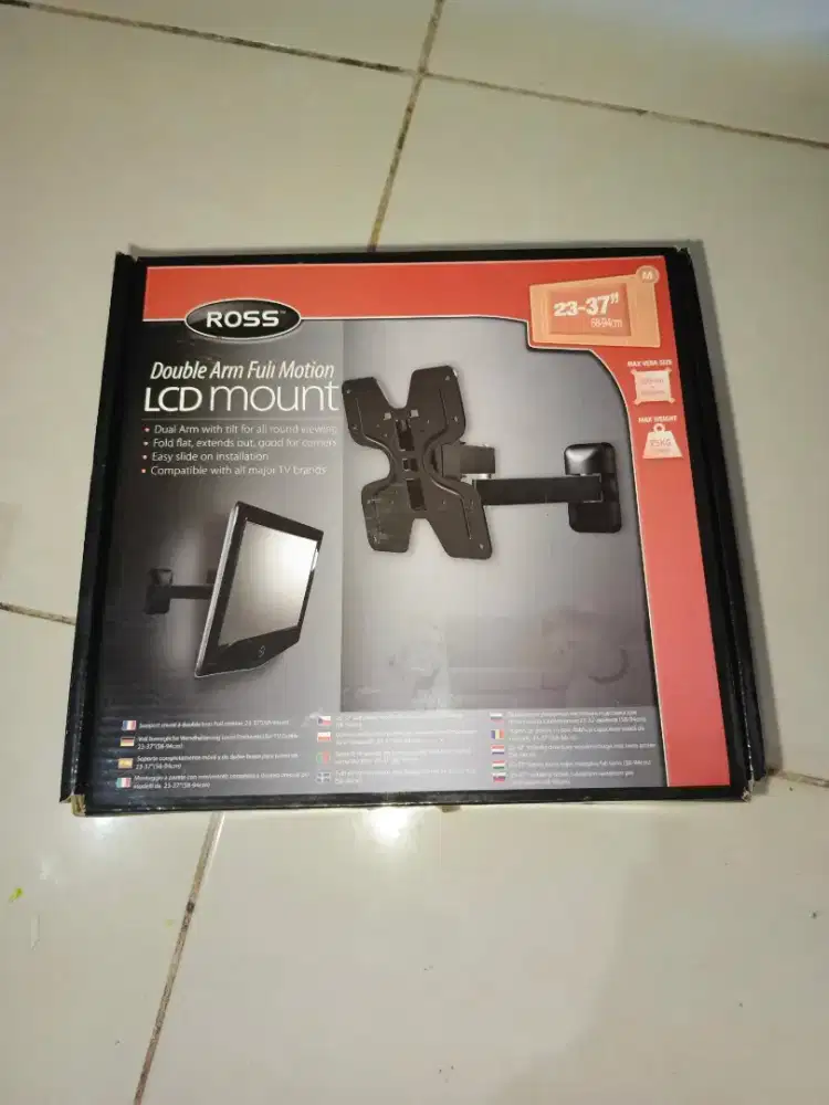 Bracket TV ROSS Double Arm 23–37 Inc