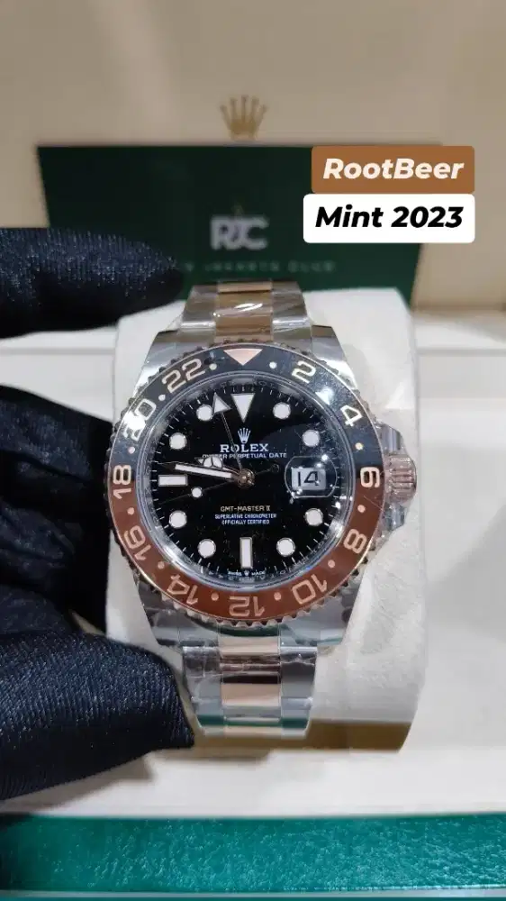 Jam tangan Rolex GMT Master II 'Rootbeer' 126711CHNR