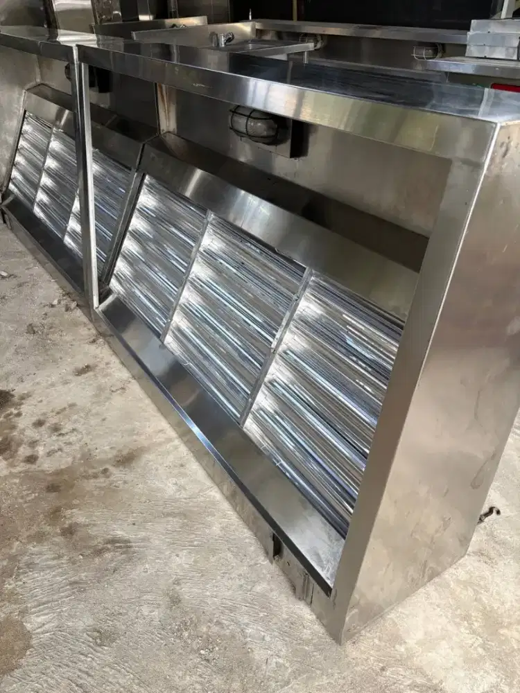 Stainles hood kitchen